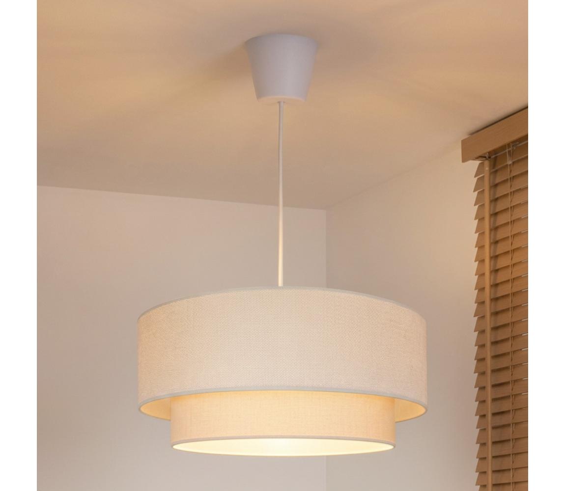Brilagi - LED luster BOHO ECO na lane 1xE27/10W/230V pr. 40 cm krémový 8590828052463