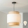 Brilagi - LED luster CERIA na lanku 1xE27/40W/230V pr. 40 cm čierna/bežová/biela