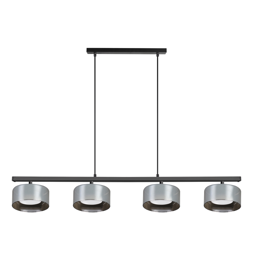 Brilagi - LED Luster na lane AURA LUX 4xGX53/30W/230V čierna/dymová