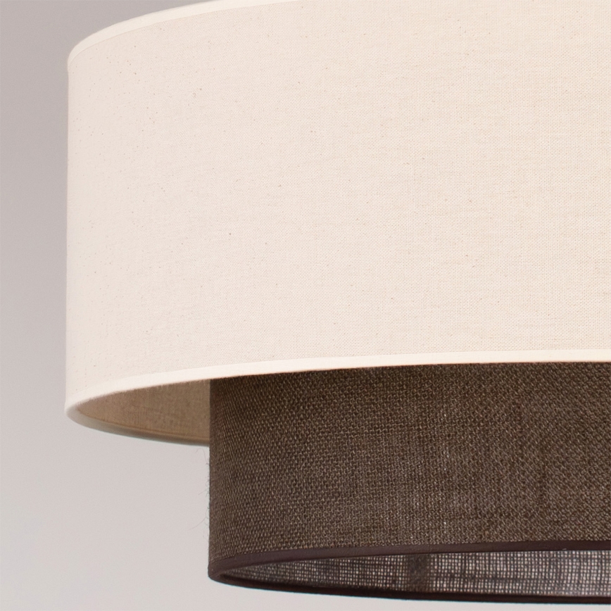 Brilagi - LED luster na lane BOHO STYLE 3xE27/15W/230V pr. 60 cm krémová/hnedá