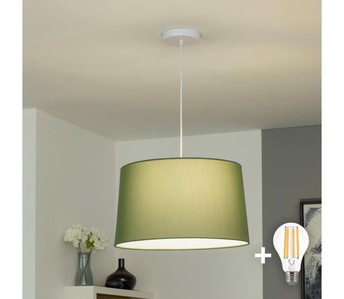 Brilagi - LED luster na lane CERIA 1xE27/40W/230V priemer 45 cm zelený EG300171+EG781045