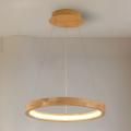 Brilagi - LED luster na lane UMEA WOOD LED/30W/230V pr. 40 cm kaučukovník