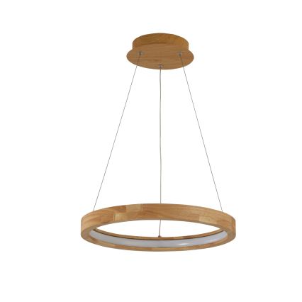 Brilagi - LED luster na lane UMEA WOOD, LED/30W/230V, priemer 40 cm, drevo