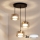 Brilagi - LED luster na lankách AURA LUX 3xGX53/13W/230V čierna/zlatá