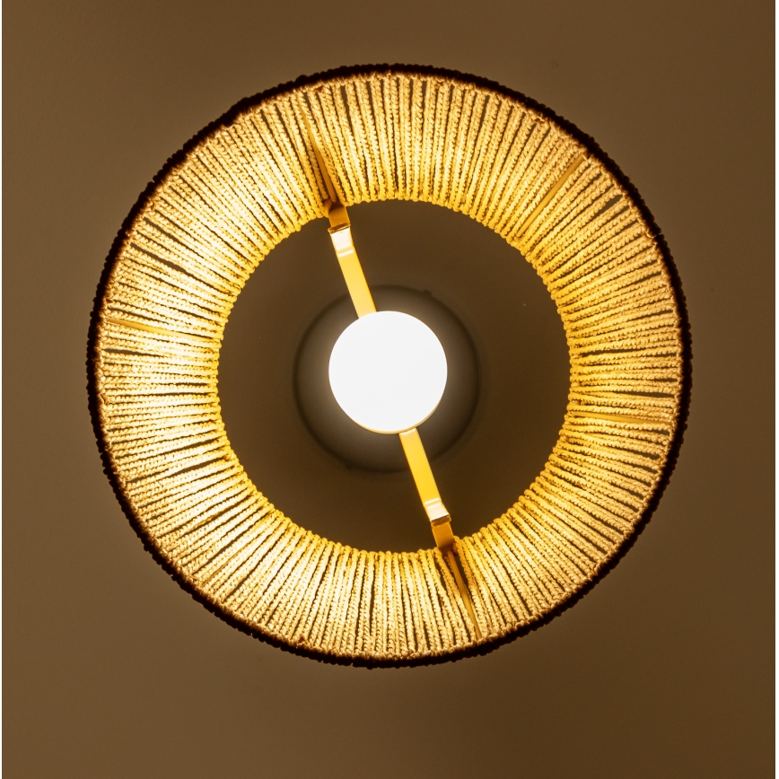 Brilagi - LED luster na lankách CERIA BOHO 1xE27/40W/230V pr. 28 cm hnedá