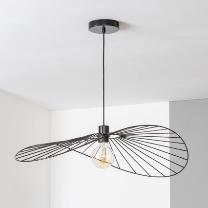 Brilagi - LED luster na lankách CERIA WIRE 1xE27/40W/230V 60x80 cm čierna