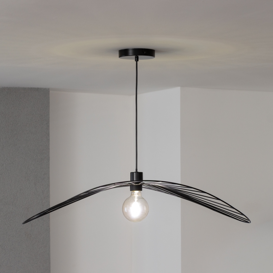 Brilagi - LED luster na lankách CERIA WIRE 1xE27/40W/230V 60x80 cm čierna