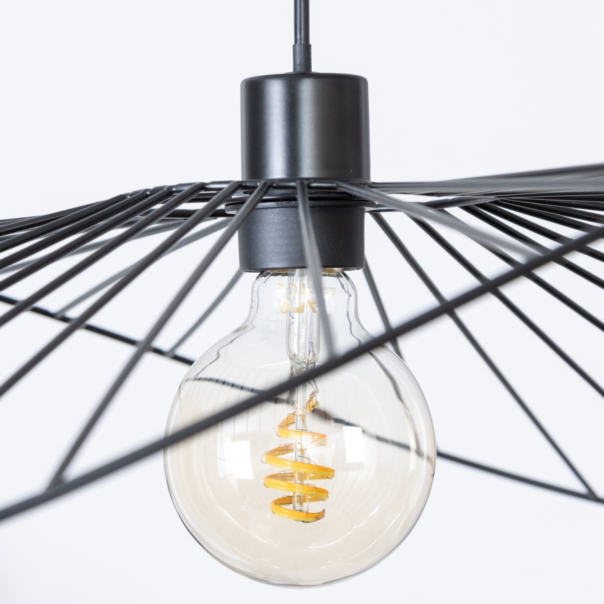 Brilagi - LED luster na lankách CERIA WIRE 1xE27/40W/230V 60x80 cm čierna