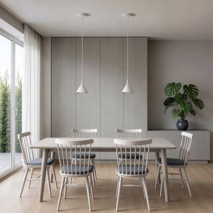 BRILAGI - LED Luster na lankách CONE SINGLE 1xGX53/15W/230V biela