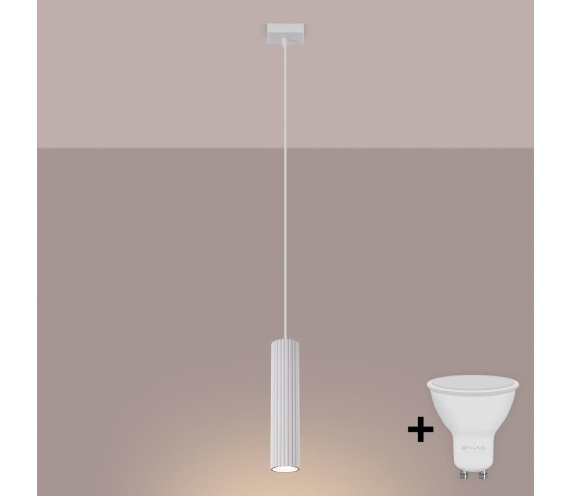 Brilagi - LED luster na lankách CRESTO 1xGU10/10W/230V biela BR.1535