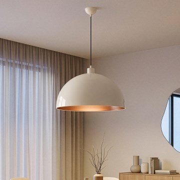 Brilagi - LED luster na lankách METALO 1xE27/40W/230V pr. 60 cm béžová/medená