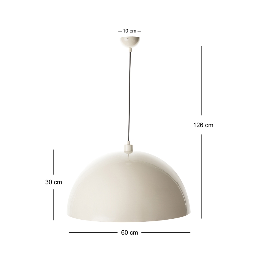 Brilagi - LED luster na lankách METALO 1xE27/40W/230V pr. 60 cm béžová/medená