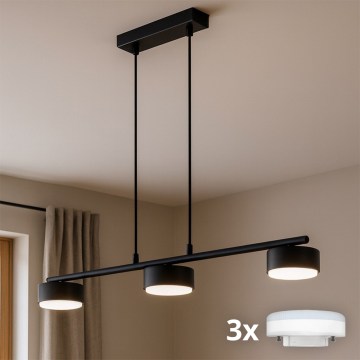 Brilagi - LED luster na lankách MONO 3xGX53/30W/230V čierna