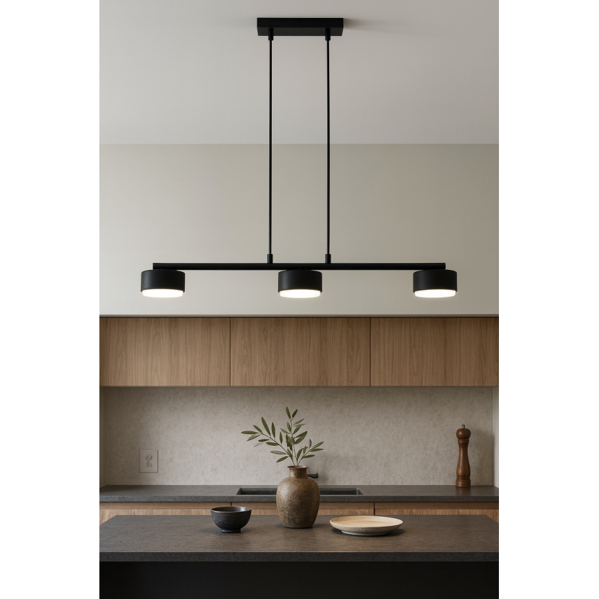 Brilagi - LED luster na lankách MONO 3xGX53/30W/230V čierna