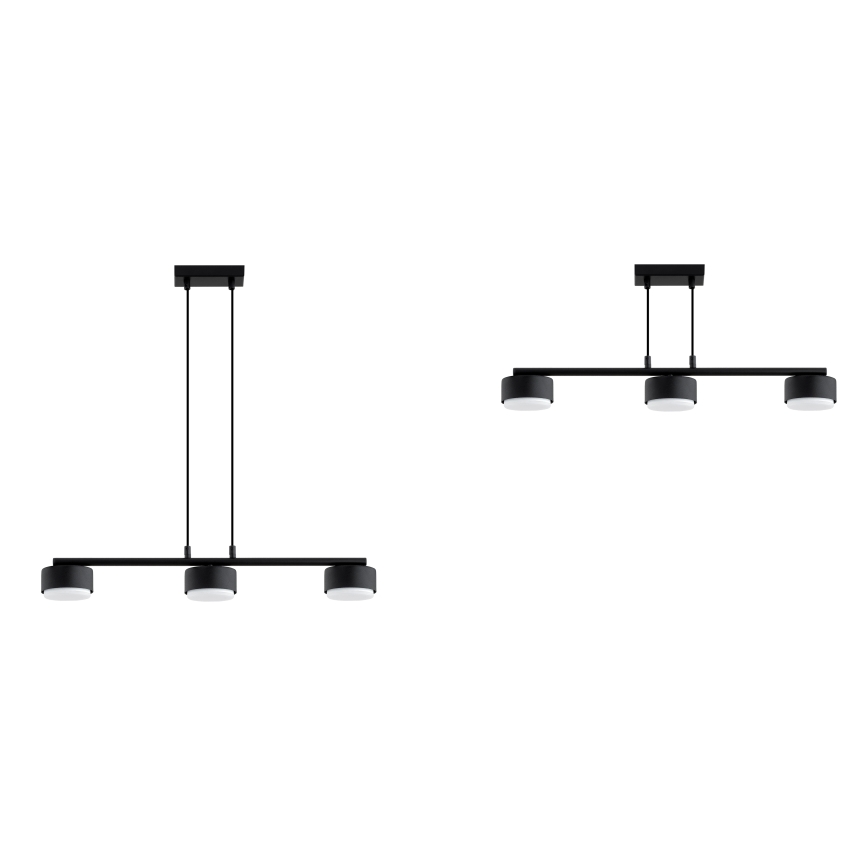 Brilagi - LED luster na lankách MONO 3xGX53/30W/230V čierna