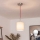 Brilagi - LED luster na lankách NUBILA 1xE27/60W/230V pr. 14 cm červená/krémová