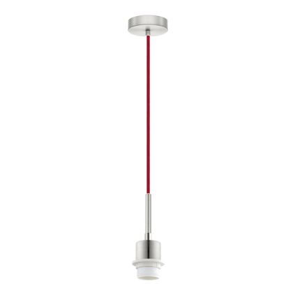 Brilagi - LED luster na lankách NUBILA 1xE27/60W/230V pr. 14 cm červená/krémová