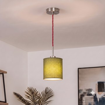 Brilagi - LED luster na lankách NUBILA 1xE27/60W/230V pr. 14 cm červená/zelená