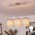 Brilagi - LED luster na lankách NUBILA 3xE27/60W/230V hnedý