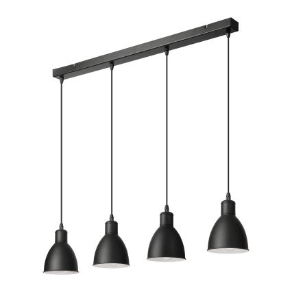 Brilagi - LED luster na lankách RIDDY 4xE27/60W/230V čierna