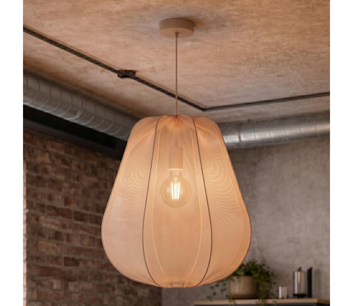 Brilagi - LED luster na lanku ARVEN 1xE27/8W/230V priemer 37 cm béžová 8590828052685