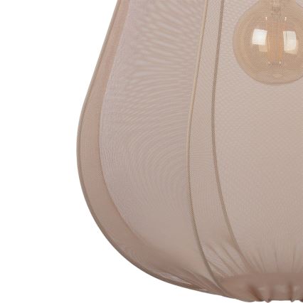Brilagi - LED luster na lanku ARVEN 1xE27/8W/230V priemer 37 cm béžová