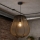 Brilagi - LED luster na lanku ARVEN 1xE27/8W/230V priemer 37 cm čierny