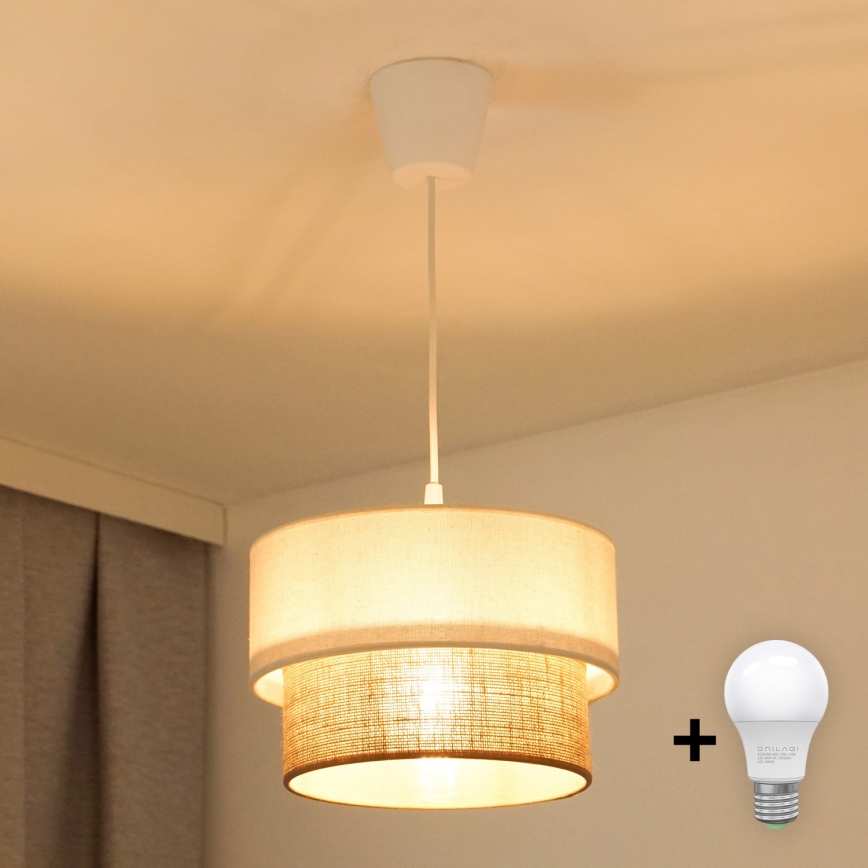 Brilagi - LED Luster na lanku BOHO STYLE 1xE27/15W/230V pr. 25 cm