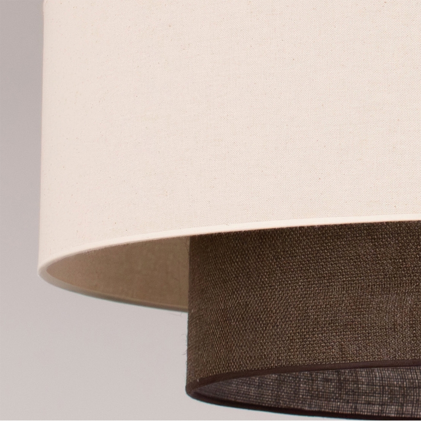 Brilagi - LED luster na lanku BOHO STYLE 3xE27/15W/230V pr. 80 cm krémová/hnedá