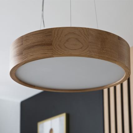 Brilagi - LED Luster na lanku CARVALHO 2xE27/60W/230V dub pr. 37 cm