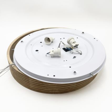 Brilagi - LED luster na lanku CARVALHO MODERN 3xE27/60W/230V dub pr. 47,5 cm