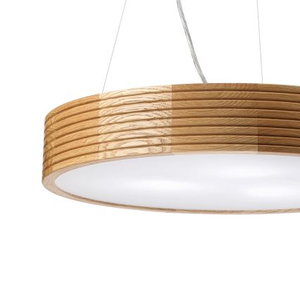 Brilagi - LED luster na lanku CARVALHO MODERN 3xE27/60W/230V dub pr. 47,5 cm