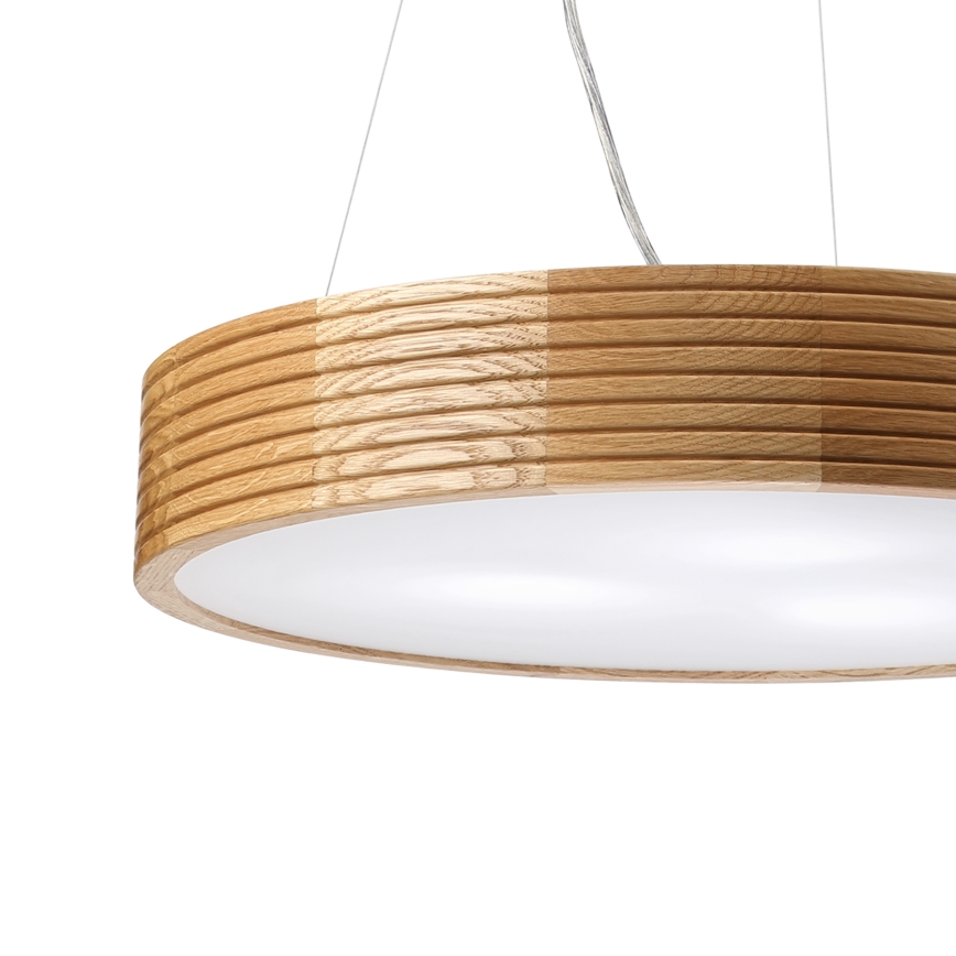 Brilagi - LED luster na lanku CARVALHO MODERN 3xE27/60W/230V dub pr. 47,5 cm