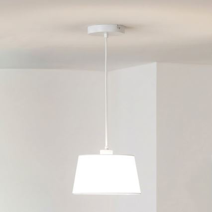 Brilagi - LED luster na lanku CERIA 1xE27/40W/230V pr. 25 cm biela
