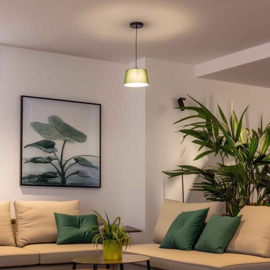 Brilagi - LED luster na lanku CERIA 1xE27/40W/230V pr. 25 cm zelený