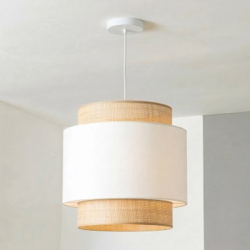 Brilagi - LED luster na lanku CERIA 1xE27/40W/230V pr. 30 cm béžová/biela