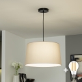 Brilagi - LED luster na lanku CERIA 1xE27/40W/230V, pr. 45 cm, béžový
