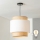 Brilagi - LED luster na lanku CERIA 1xE27/40W/230V priemer 30 cm čierna/béžová/biela