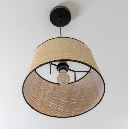 Brilagi - LED luster na lanku CERIA 1xE27/40W/230V, priemer 35 cm, béžový