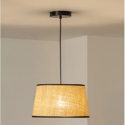 Brilagi - LED luster na lanku CERIA 1xE27/40W/230V, priemer 35 cm, béžový
