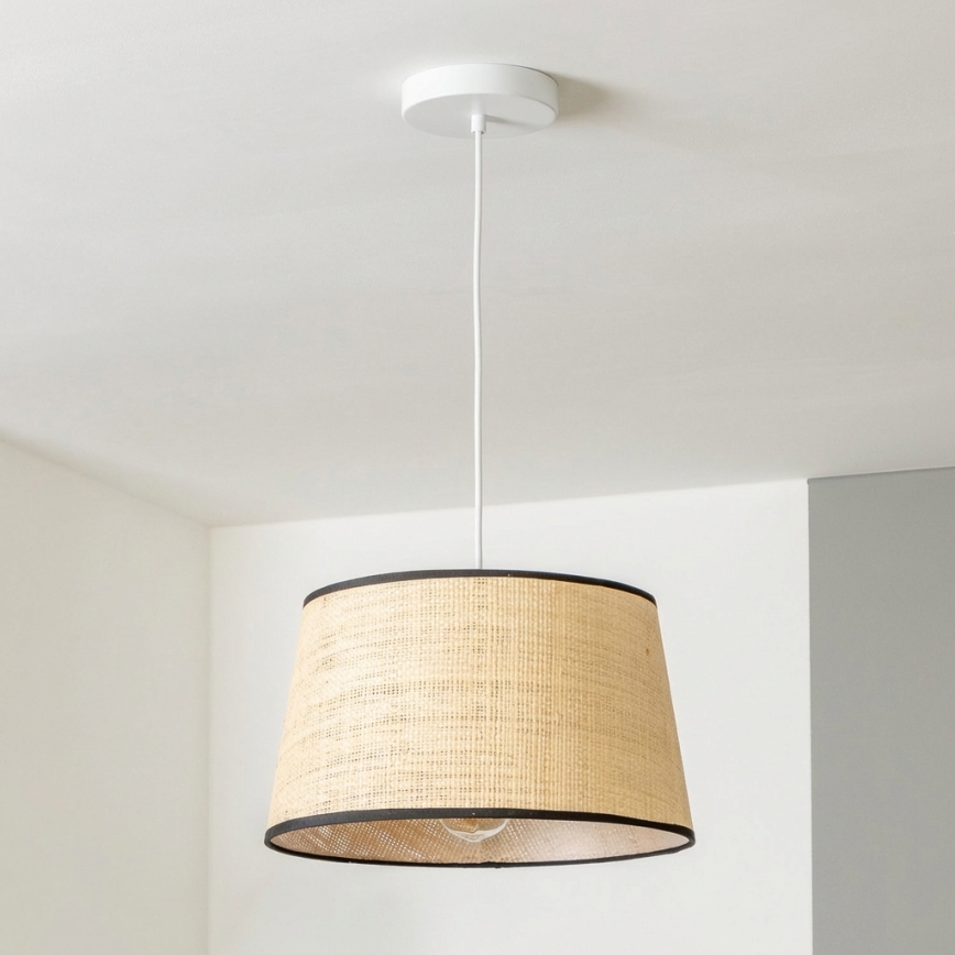 Brilagi - LED luster na lanku CERIA 1xE27/40W/230V, priemer 35 cm, béžový