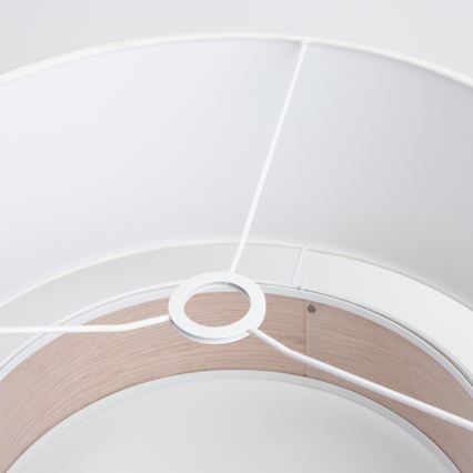 Brilagi - LED luster na lanku CERIA 1xE27/40W/230V priemer 50 cm biela/béžová