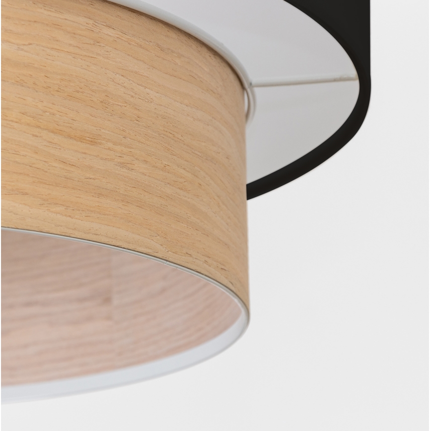 Brilagi - LED luster na lanku CERIA 1xE27/40W/230V priemer 50 cm čierna/béžová