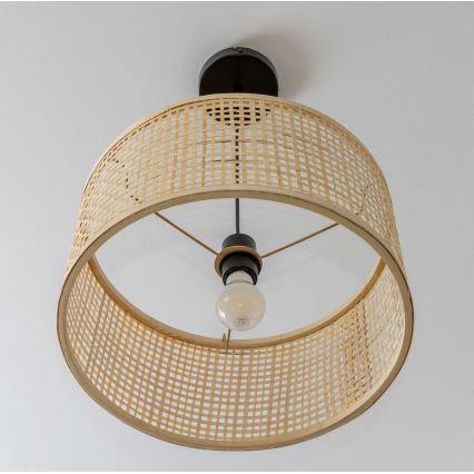 Brilagi - LED luster na lanku CERIA BOHO 1xE27/40W/230V pr. 40 cm bambus