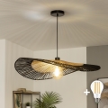BRILAGI - LED luster na lanku CERIA BOHO 1xE27/40W/230V pr. 50 cm čierna/hnedá