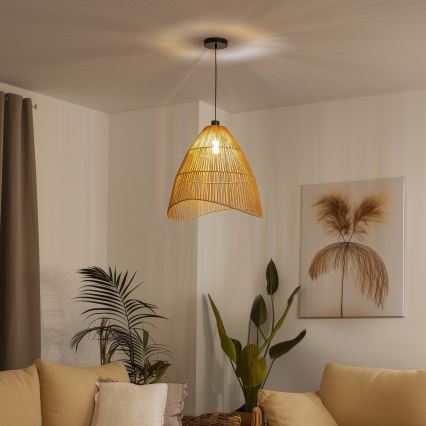 Brilagi - LED luster na lanku CERIA BOHO 1xE27/40W/230V pr. 50 cm hnedá