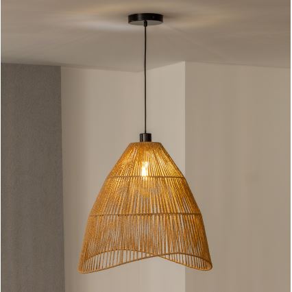 Brilagi - LED luster na lanku CERIA BOHO 1xE27/40W/230V pr. 50 cm hnedá