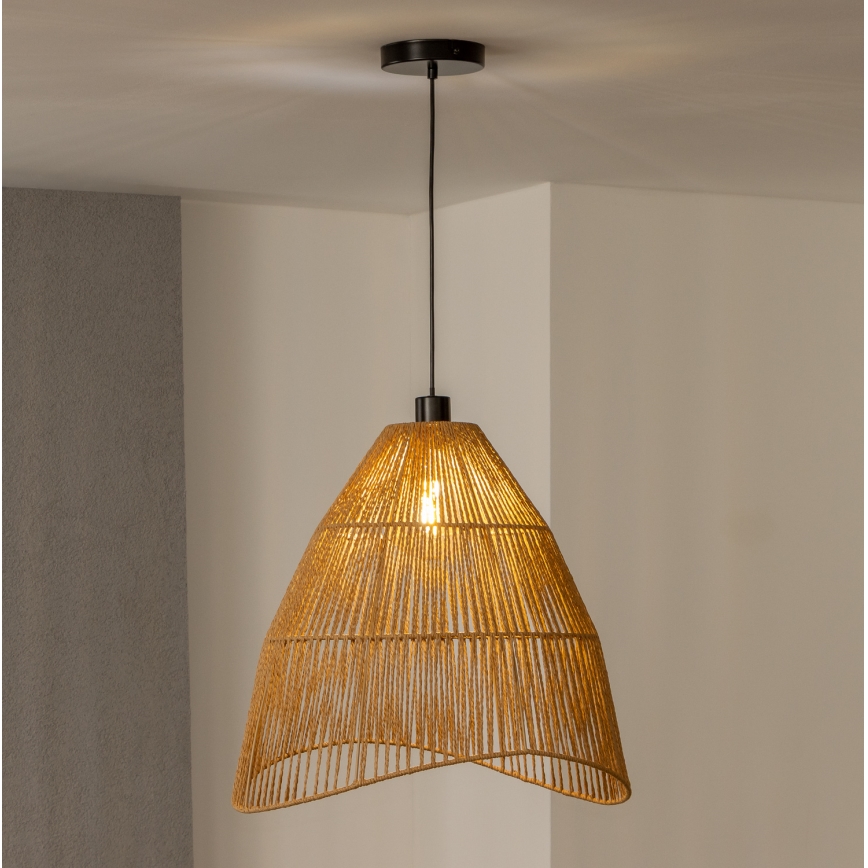 Brilagi - LED luster na lanku CERIA BOHO 1xE27/40W/230V pr. 50 cm hnedá