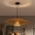 Brilagi - LED luster na lanku CERIA BOHO 1xE27/40W/230V pr. 70 cm čierna/hnedá