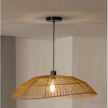 Brilagi - LED luster na lanku CERIA BOHO 1xE27/40W/230V pr. 70 cm hnedá